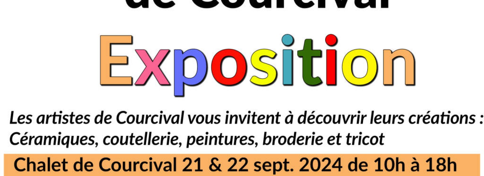 Journees du Patrimoine - exposition des artistes de Courcival