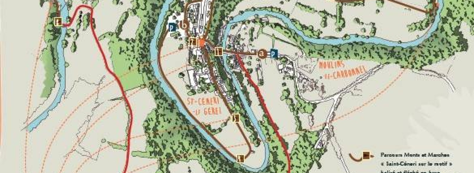 Parcours Monts et Marches "Saint-Ceneri sur le Motif"